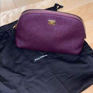 Authentic Dolce and Gabbana cosmetic pouch